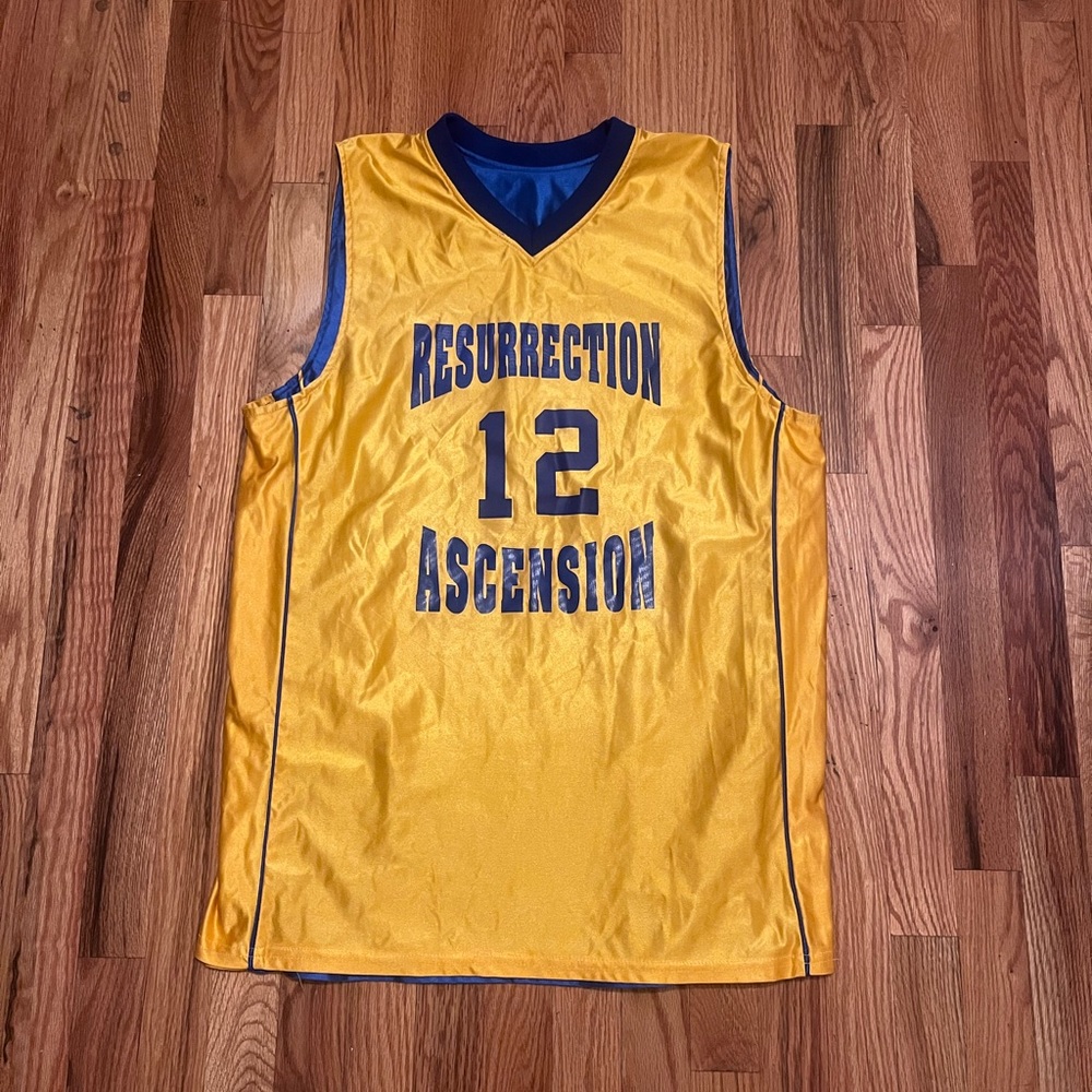 “Resurrection Ascension” Reversible Basketball Jersey #12